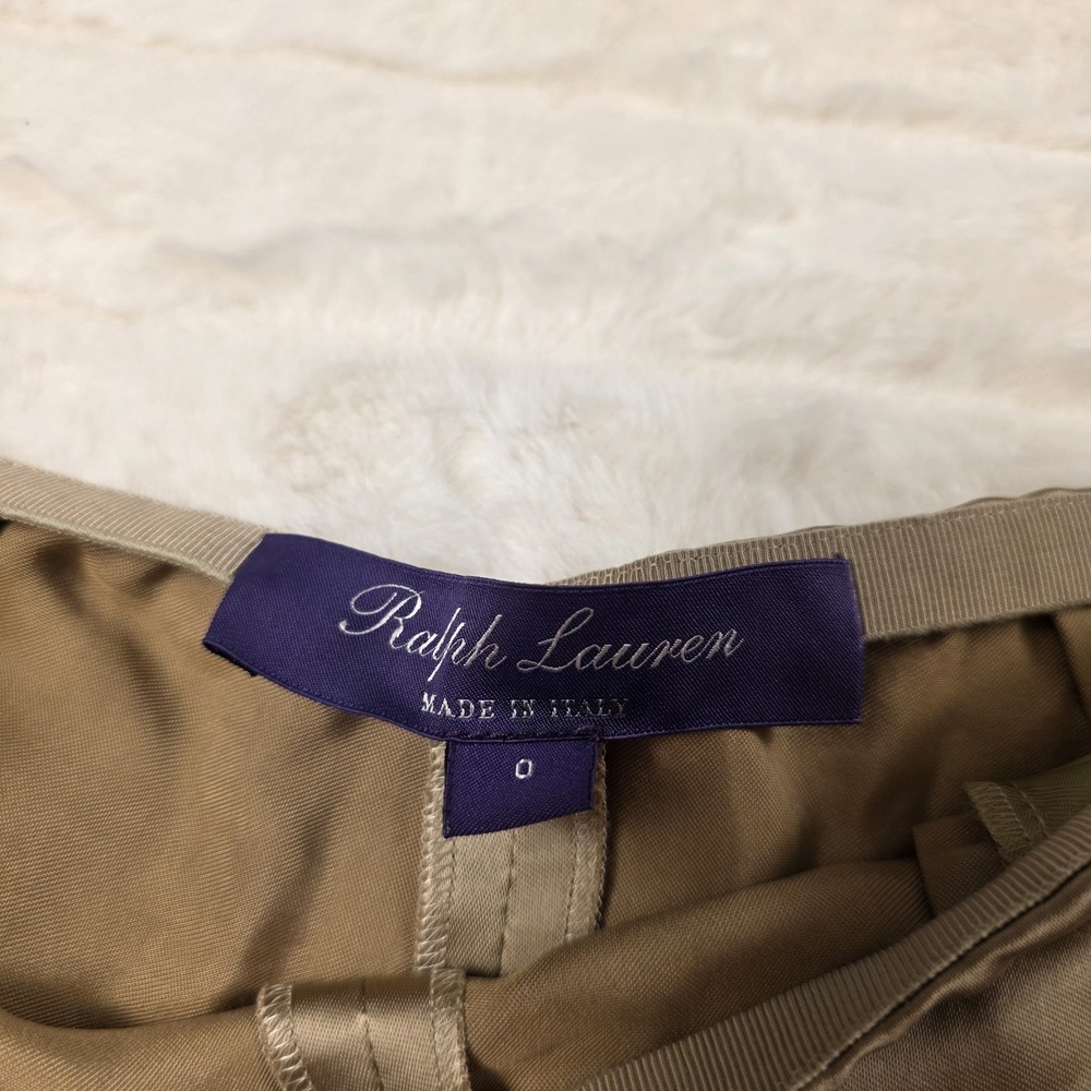Ralph Lauren Purple Label Ainsworth Washed Silky Satin Shorts Womens 0 $990 - Picture 3 of 8